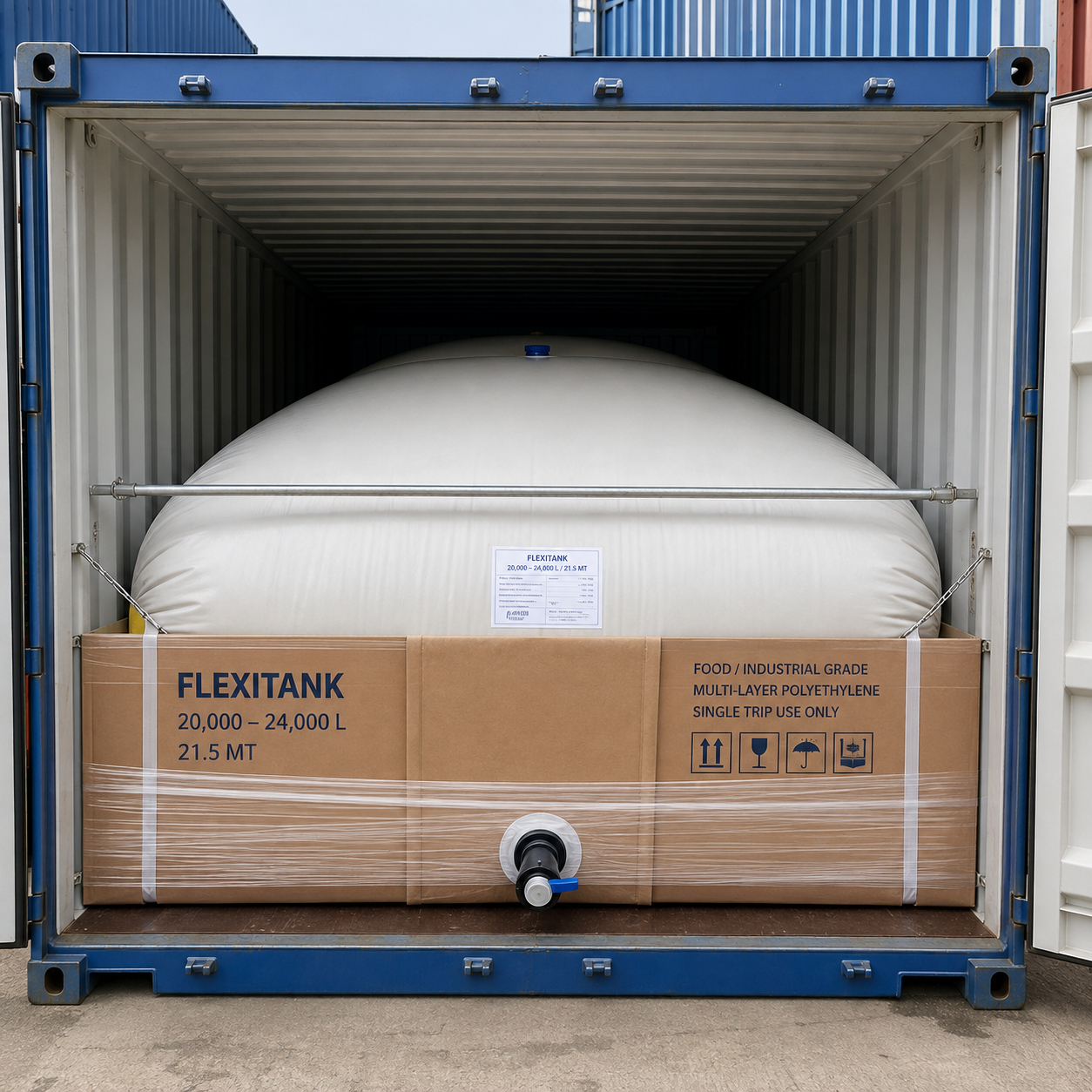 Bulk Flexitanks Export Packaging - Nagdev Products